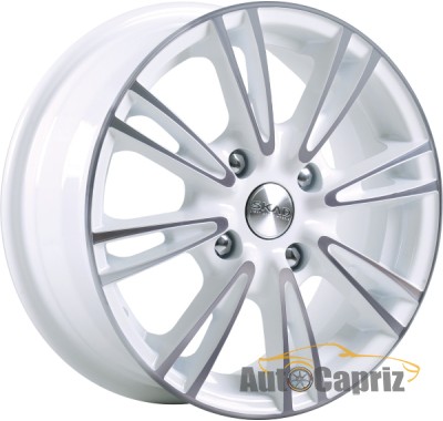 Диски Скад Пантера алмаз-белый R15 W6 PCD4x100 ET48 DIA54.1 